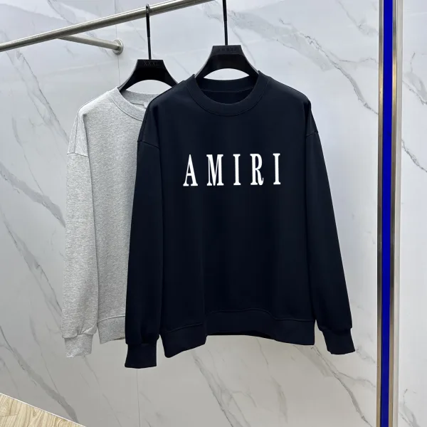Ami Cotton Long-Sleeved Sweatshirt For Autumn