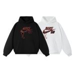 Nike Hoodie Black Cotton