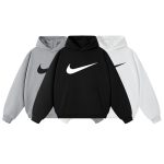 Nike Hoodie Black Cotton