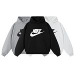 Nike Hoodie Black Cotton