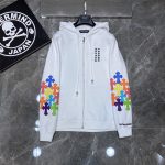 Chrome Hearts Hoodies Red Embroidery