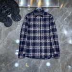 Chrome Hearts Shirts Red Sheepskin Spring Patch
