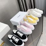 Celine Canvas Shoes White