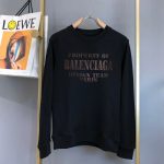 Balenciaga Hoodie Ash Cotton Pure Exquisite Tailoring