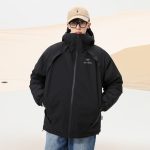 Archaeopteryx Outerwear Ash Cotton Nylon Clean Lines Minimalist Style Outdoor Windproof Winter