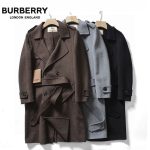 Burberry Coat Red Wool Exquisite Workmanship Sophistication Tailoring Autumn Winter