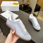 Margiela Skate Shoes Red Genuine Leather Top-Grain Cowhide Sheepskin Suede Patchwork Rubber Raw Patch