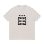 Givenchy Short Sleeves Ash Cotton Long-Staple