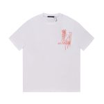 Louis Vuitton Short-Sleeved T-Shirt Yellow Cotton Pure Suede Simple And Elegant Spring Summer