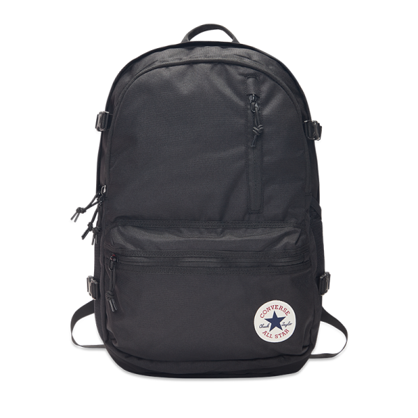 Converse Backpacks Red Mesh Breathable Side Pockets Zippered Pocket