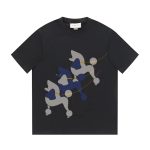Gucci Short-Sleeved T-Shirt Black Cotton Pure