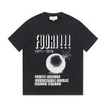 Gucci Short-Sleeved T-Shirt Black Cotton Pure