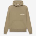 Fear Of God Hoodies Red Cotton Polyester Fleece Ribbed Fabric Autumn Winter