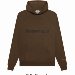 Fear Of God Hoodies Red Cotton Polyester Fleece Ribbed Fabric Autumn Winter
