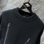 Chrome Hearts Sweater Black Cotton Pure Wool Winter
