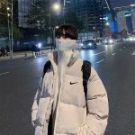 Nike Outerwear Blue Cotton Down