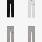 Fear Of God Straight-Leg Pants Red Cotton Fleece Enhanced Comfort Autumn Winter