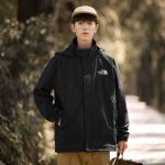 The North Face Coat Red Feather Duck Down Nylon Lightweight And Comfortable To Wear