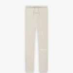 Fear Of God Long Pants Red Cotton Polyester Fleece Ribbed Fabric Autumn Winter