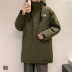 The North Face Outerwear Red Down Simple Design Winter