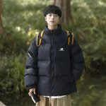New Balance Cotton-Padded Coat Black Cotton Down Winter