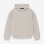 Fear Of God Hoodies Red Cotton Polyester Fleece Rubber Double-Layer Fabric Ribbed Autumn Winter Label