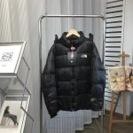 The North Face Down Jacket Red Duck Polyester Nylon Woven Fabric Hidden Pocket