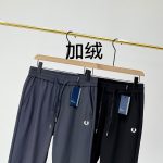 Fred Perry Pants Red Eva Silk Velvet Silky Smooth Summer Autumn Winter