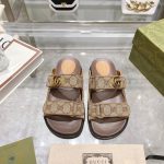 Gucci Sandals Red Rubber Summer