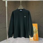 Prada Long-Sleeved T-Shirt Black Autumn Winter