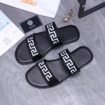 Versace Leather Slippers