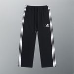 Balenciaga Long Pants Red Plain Weave Denim