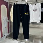 Fendi Sweatpants Red Cotton Pure