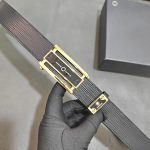 Montblanc Belt Genuine Leather Top-Grain Cowhide