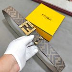 Fendi Belt Black High-End Quality