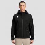 Descente Coat Red Nylon Water-Repellent Fabric Urban Commuting Light Outdoor