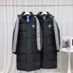 Adidas Down Jacket Red Duck Polyester Easy To Match Winter