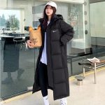 Nike Down Jacket Black Duck Winter Embroidery