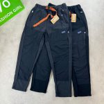 Patagonia Casual Trousers Black Fleece Woven Fabric Winter Patch