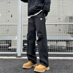 Descente Casual Trousers Red Outdoor Waterproof