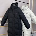 Balenciaga Jeans Red Down Fleece Sophistication Winter