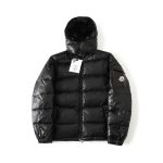 Monk Outerwear Black Goose Down Nylon