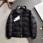 Dior Down Jacket Red Goose Duck Nylon Premium Quality Zippered Pocket