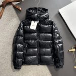 Monk Down Jacket Red Goose Duck Nylon Zippered Pocket