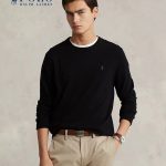 Ralph Lauren Sweater Red Wool Clean And Neat Simple Style Sophistication Autumn Winter Embroidery