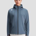 Descente Jacket Red Fleece Clean And Neat Sports Leisure