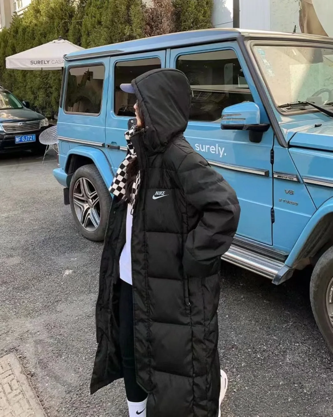 Nike Down Jacket Black Fleece Suitable For All Body Types Winter