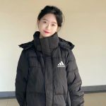 Adidas Outerwear Black Duck Down Simple And Versatile Winter