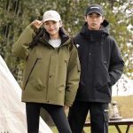 Descente Outerwear Green Duck Down Winter Cold-Resistant Fabric