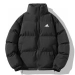 Adidas Coat Red Cotton Thick Street Style Winter